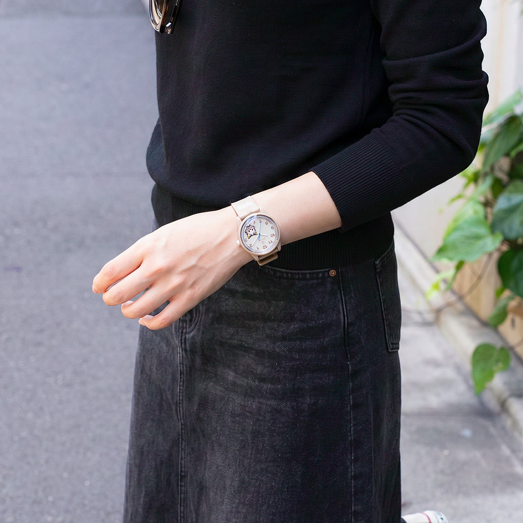 OSAMU GOODS × Q&Q SmileSolar CAT 腕時計｜R02A-529VK｜シチズン時計