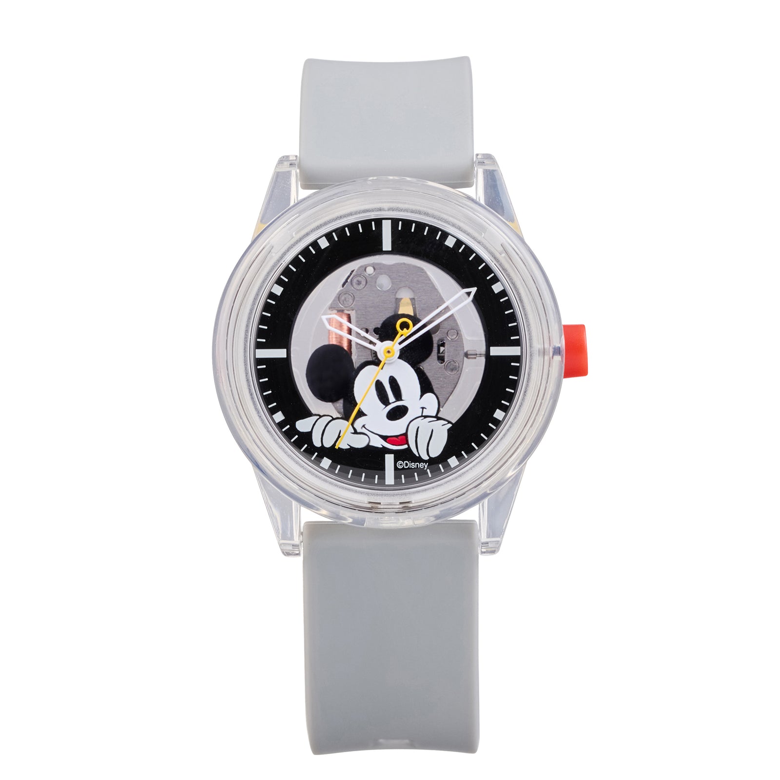 Disney Collection ミッキー グレー：ウィンドウ – Q&Q SmileSolar