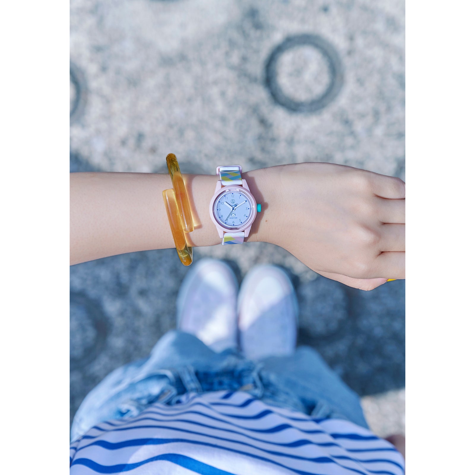 PAPIER TIGRE Collaboration watch LE ROSE【S】 – Q&Q SmileSolar