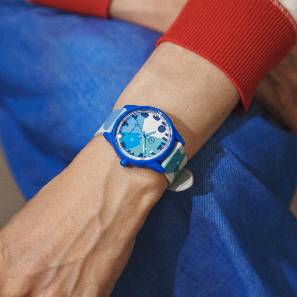 テキスタイルデザイナー「鈴木マサル」コラボモデル ブルー – Q&Q