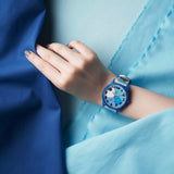 Textile designer "Masaru Suzuki" collaboration model blue